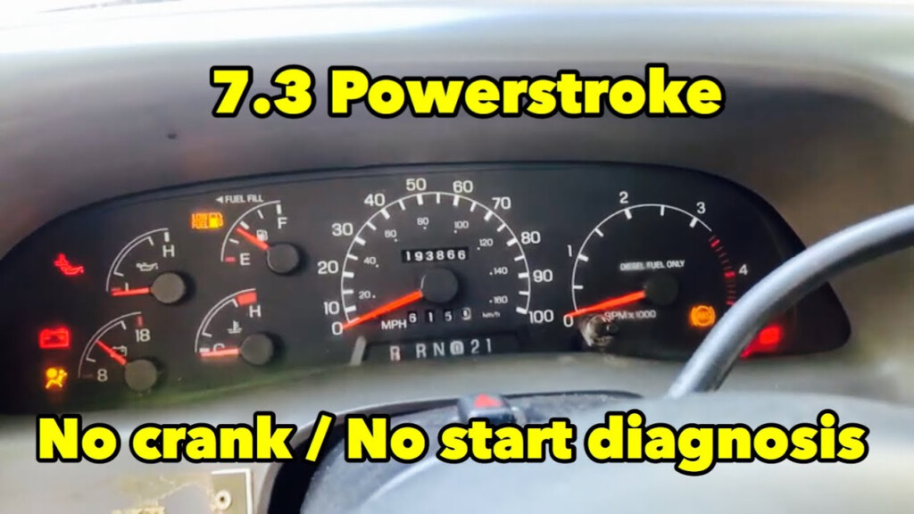 7 3 Crank No Start Flow Chart Diagnose And Resolve Ignition Issues