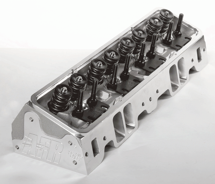 AFR 210cc SBC Chevy Aluminum Cylinder Heads Air Flow Research 1050 