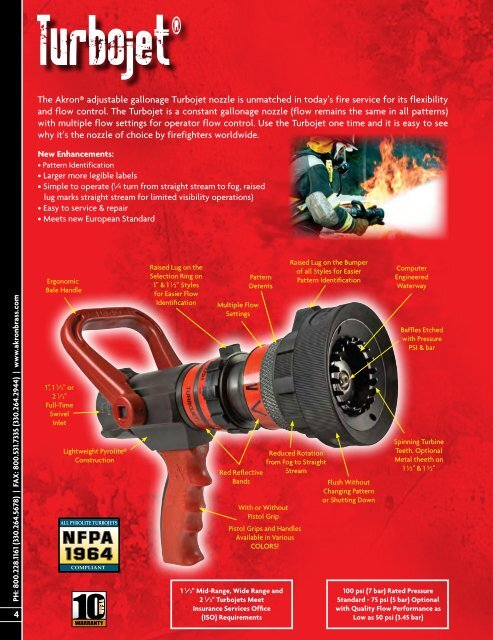 Akron Nozzle Flow Chart A Visual Reference Of Charts Chart Master