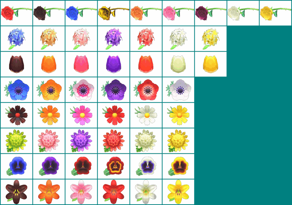 Animal Crossing Flower Animal Crossing Daily