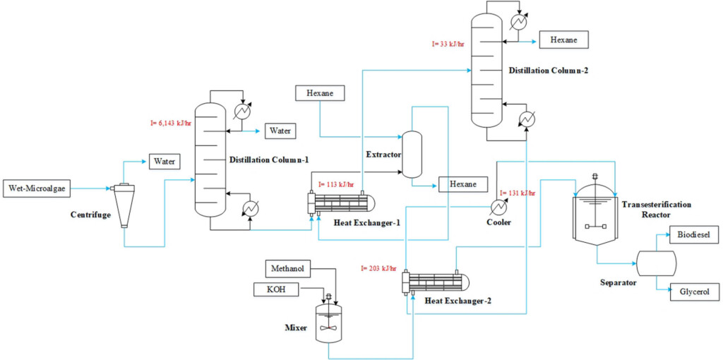 Biodiesel Production Process Flow Diagram