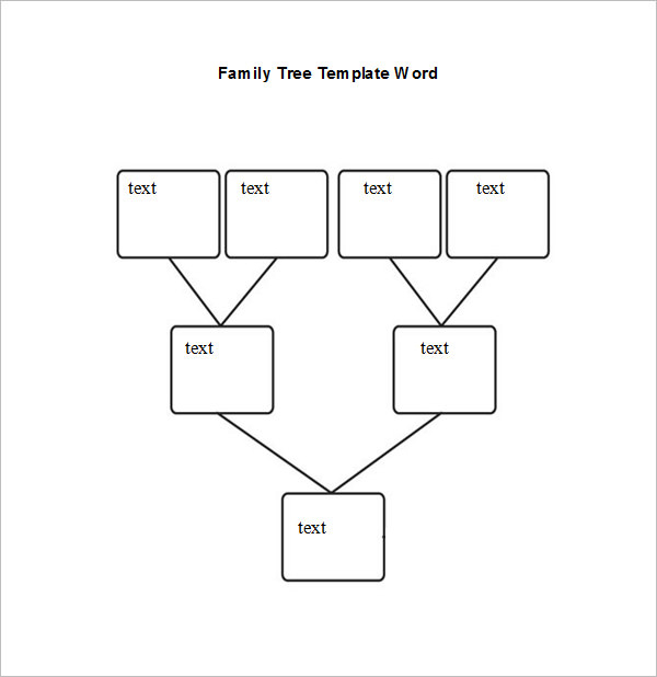 Blank Family Tree Chart 6 Free Excel Word Documents Download