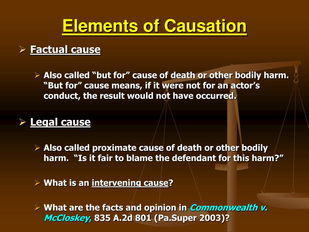 Causation In Criminal Law Causation In Criminal Law MH501 StuDocu 