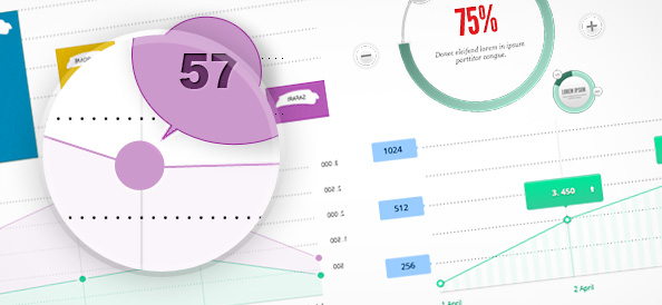 Chart PSD Template Set Free PSD Files