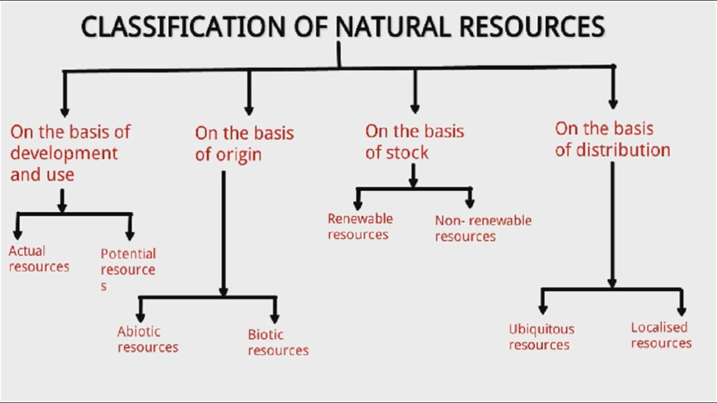 Classification Of Resources Flow Chart Vrogue co