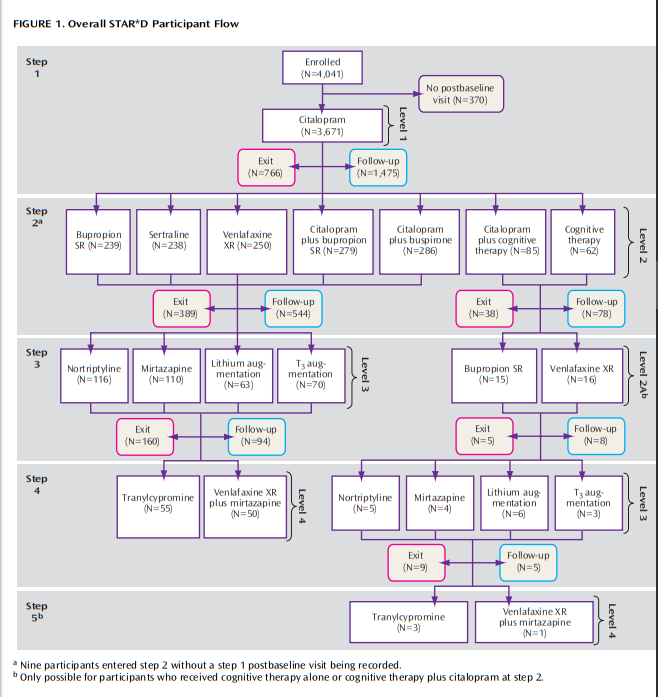Depression Treatment Flow Chart