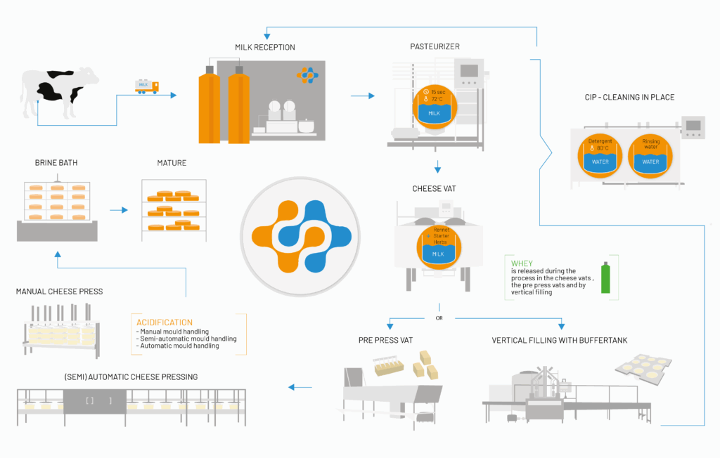 Flow Chart Of Cheese Production Flow Chart Cheesemaki Vrogue co