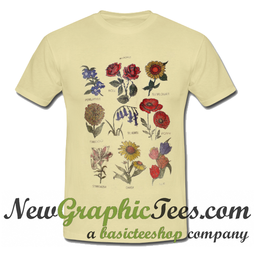 Flower Chart T Shirt