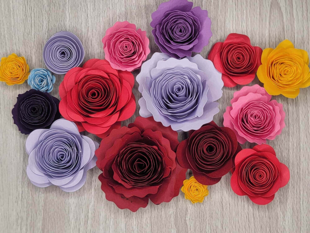 Free Cricut Rolled Flower Template Best Flower Site