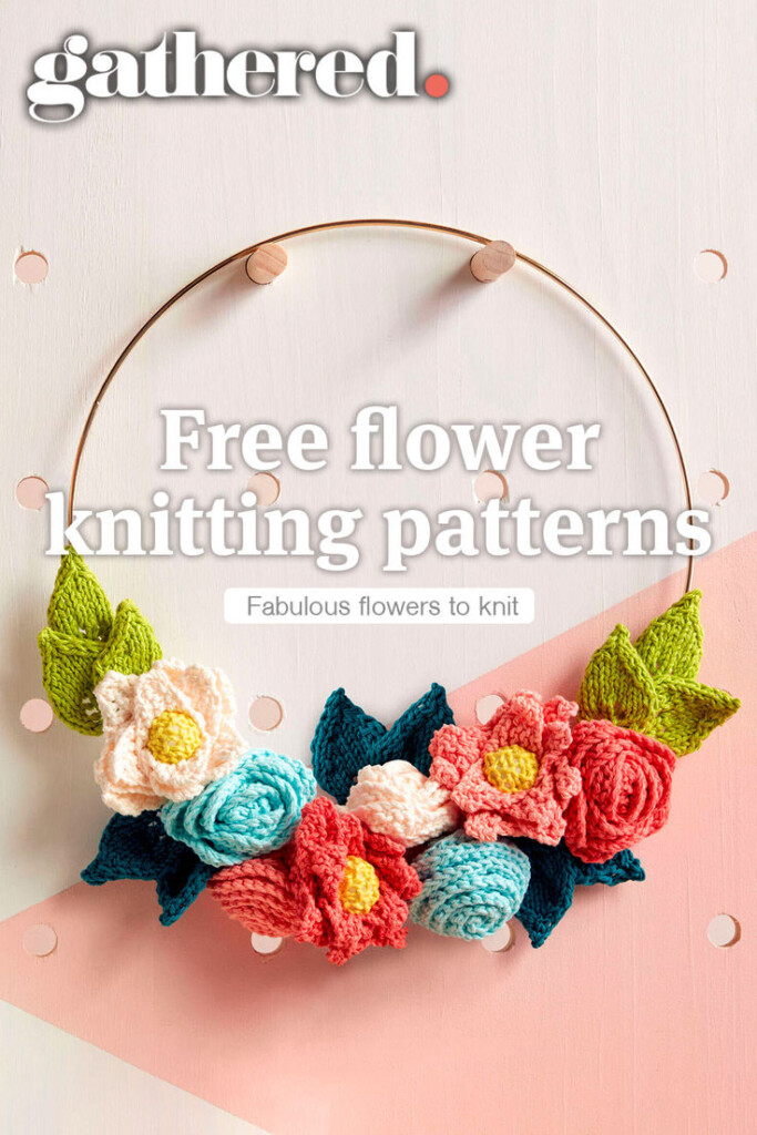 Free Flower Knitting Patterns Free Knitted Flower Patterns Crochet 