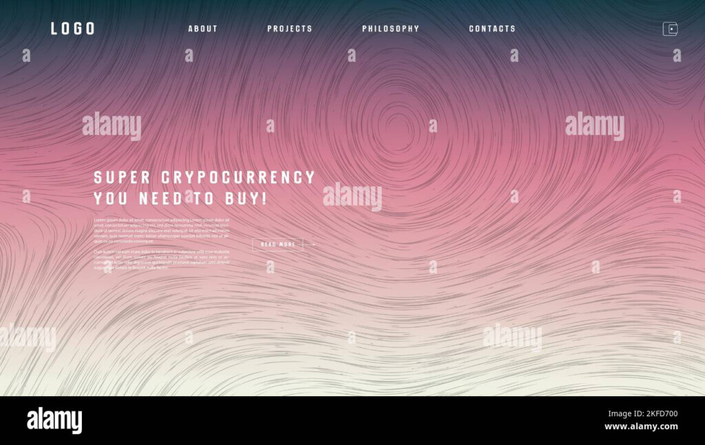 Landing Page Abstract Design With Vector Field Forces Matris Colorful 