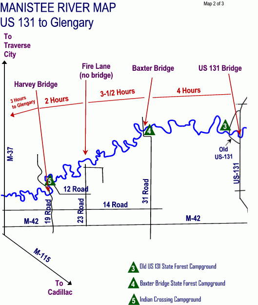 Manistee River Maps