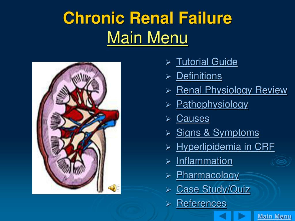 PPT CHRONIC RENAL FAILURE PowerPoint Presentation Free Download ID 