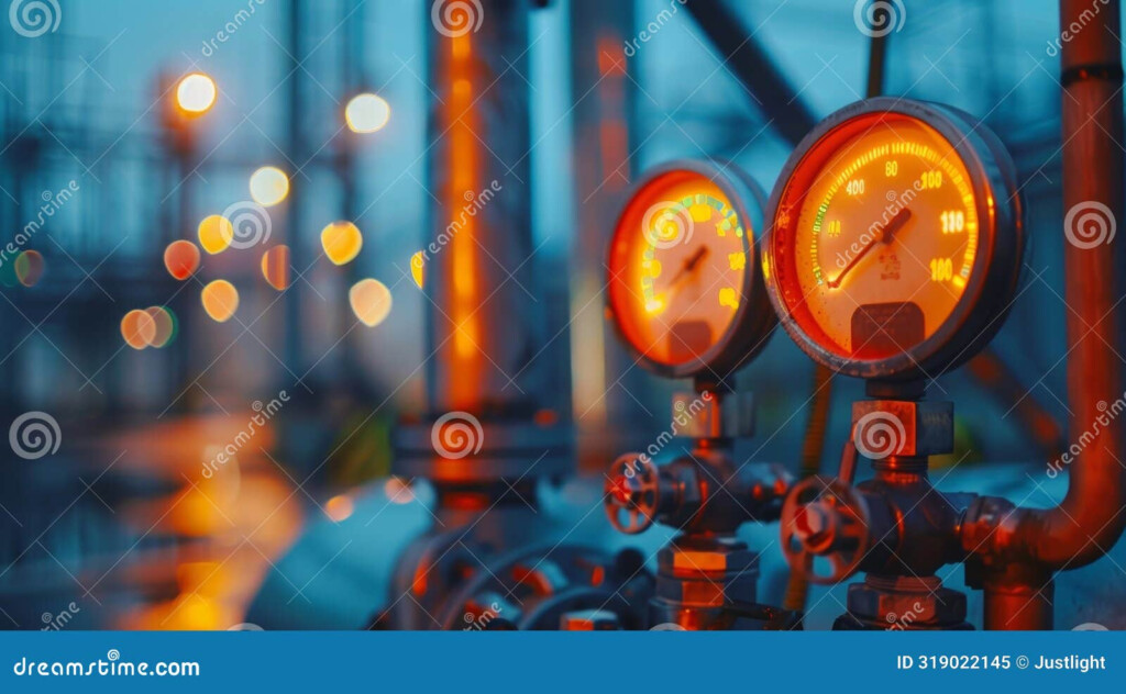 Precision Instruments And Gauges Monitoring And Regulating The 