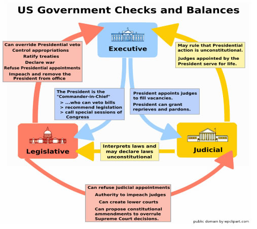 Three Branches Of Government Flow Chart