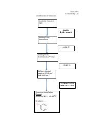 Unknown Lab FLow Chart Identification Of Unknown Course Hero