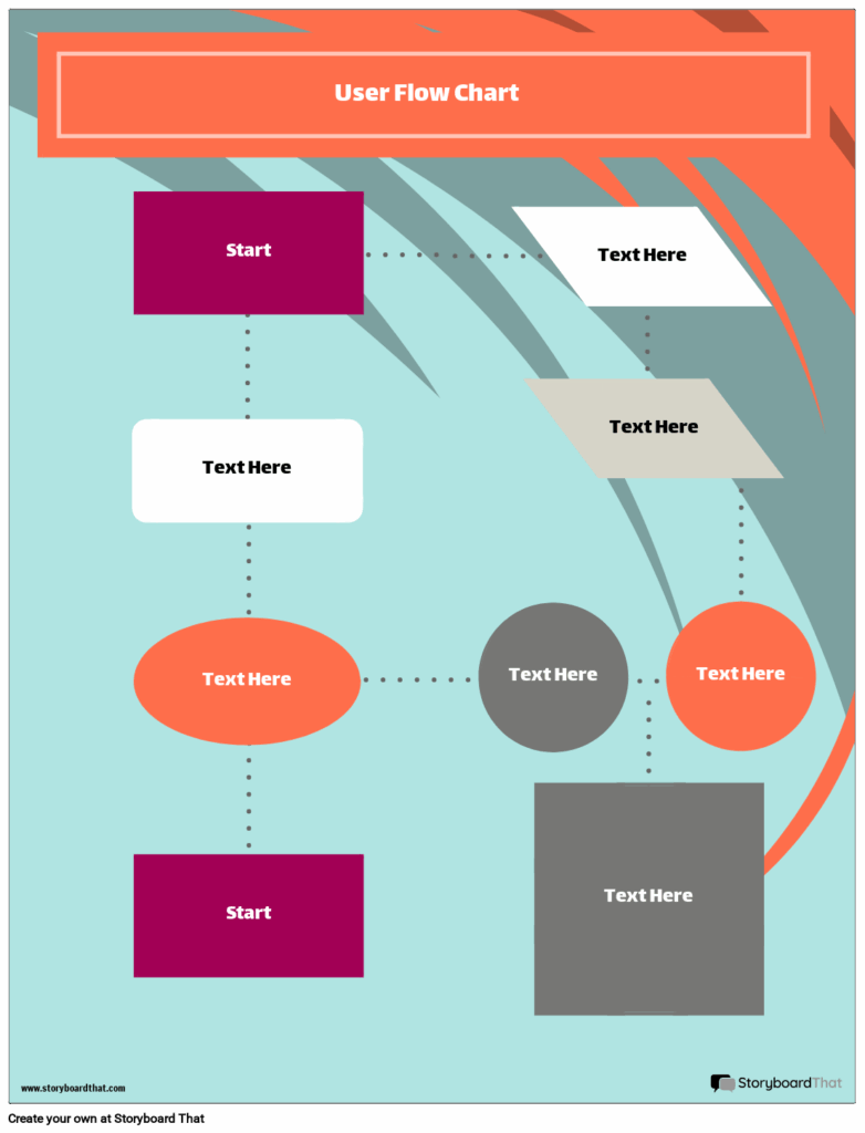 User Flow Chart 1 Storyboard Por Templates