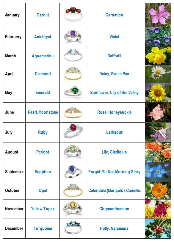 Zodiac Birth Flower Chart Zodiac Elements Explained